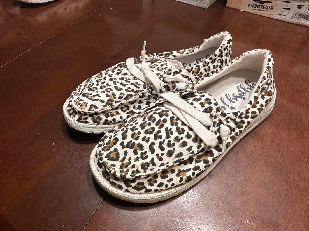 cheetah print Gypsy jazz shoe