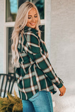 Load image into Gallery viewer, Drop Shoulder Plaid Casual Shirt
