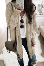 Load image into Gallery viewer, Long Knitted Cardigan Sweater
