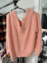 Load image into Gallery viewer, Off the shoulder waffle knot sweater
