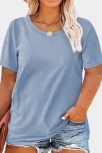 Load image into Gallery viewer, Plus Size Crew Neck Tee

