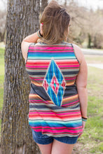 Load image into Gallery viewer, Plus Size Leopard Serape Tank Top
